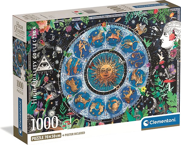 Puzzle CLEMENTONI Puzzle Astrologická mapa 1000 dielikov ...