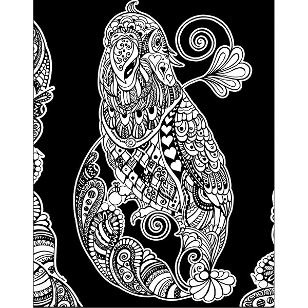 colouring page colourvelvet Velvet picture Parrot .