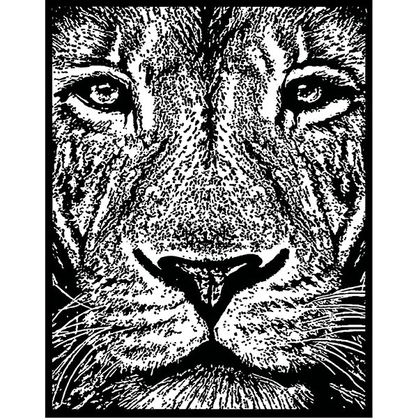 colourvelvet Velvet Picture Lion colouring picture.