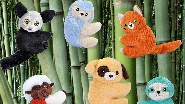 Wild-Republic Clip-On Aye-aye Plush Toy.