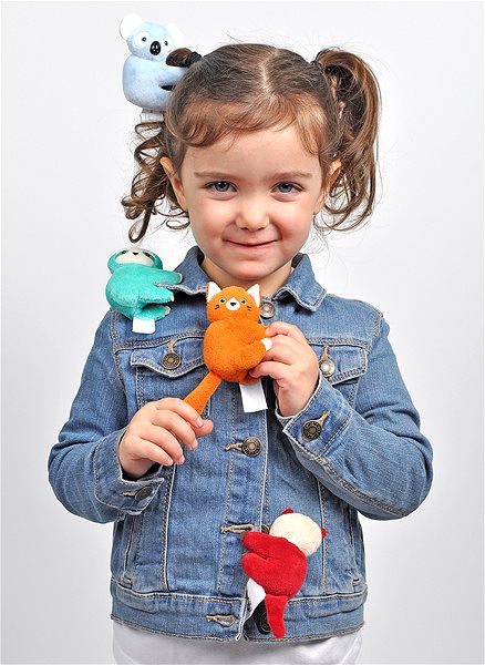 Wild-Republic Monkey Clip-on Plush Toy.