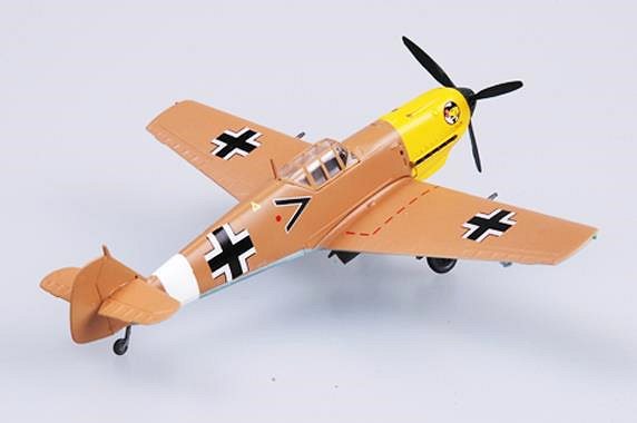 Plastikový model Easy Model - Messerschmitt Bf-109 E-7/TROP, Luftwaffe, 1./JG27, 1/72 ...