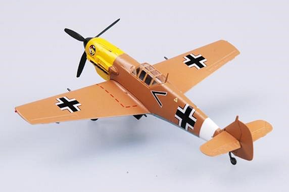 Plastikový model Easy Model - Messerschmitt Bf-109 E-7/TROP, Luftwaffe, 1./JG27, 1/72 ...