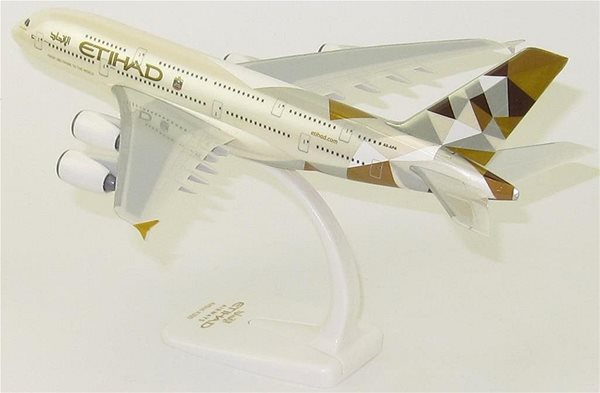 Model letadla PPC Holland - Airbus A380-861, společnost Etihad Airways, Spojené Arabské Emiráty, 1/250 ...