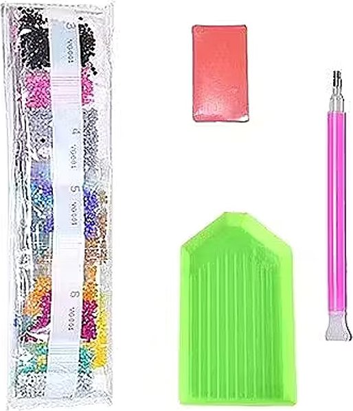 Diamantové malování Norimpex Loďka na jezeře 30 × 40 cm ...