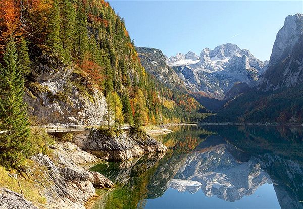 Puzzle CASTORLAND Puzzle Gosausee, Rakúsko 1500 dielikov ...