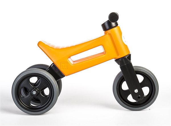 Futóbicikli Funny Wheels New Sport 2v1 - narancssárga Oldalnézet