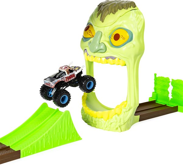 Slot Car Track Monster Jam 1:64 Zombie Madness Features/technology