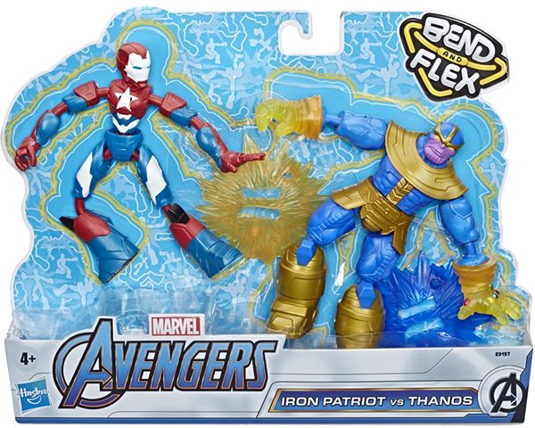 Figure Avengers Figurine Bend and Flex Duopack Packaging/box