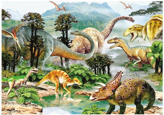 Puzzle Dino A dinoszauruszok élete ...