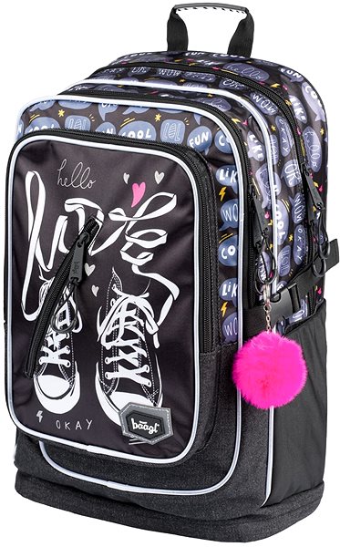 School Backpack School Backpack Cubic Sneakers ...
