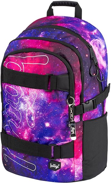 School Backpack Skate Galaxy School Bag Screen