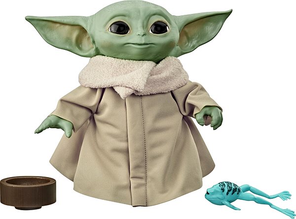 Figure Star Wars Baby Yoda talking figure 19 cm Accessory