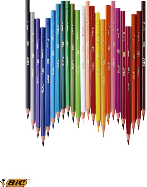 Coloured Pencils BIC Evolution mix 60 Colours Screen