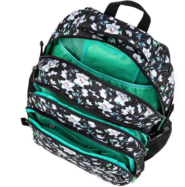 School Backpack Backpack OXY SCOOLER Flowers Features/technology