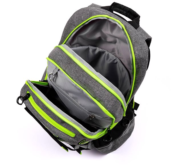 School Backpack Backpack OXY Sport GRAY LINE green Features/technology