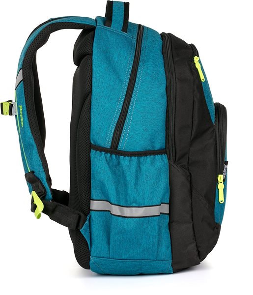 Školský batoh Batoh OXY Style Blue/green Bočný pohľad