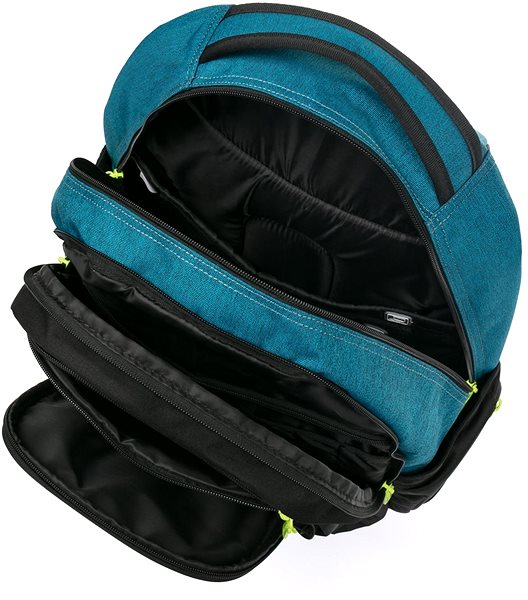 School Backpack OXY Style Blue / green backpack Features/technology
