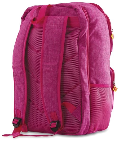 School Backpack Pixie Crew Student Backpack Pink Back page
