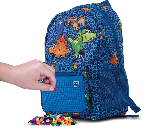 Detský ruksak Pixie Crew detský batoh dino modrý ...