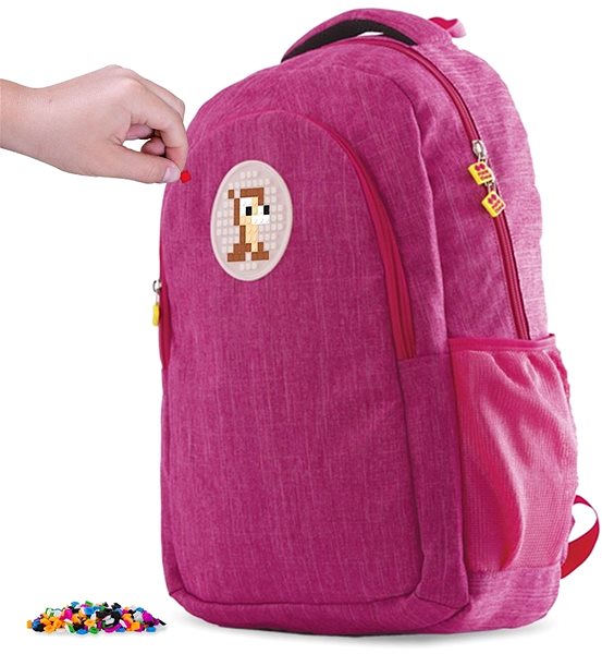 Školský batoh Pixie Crew študentský batoh ružový Vlastnosti/technológia
