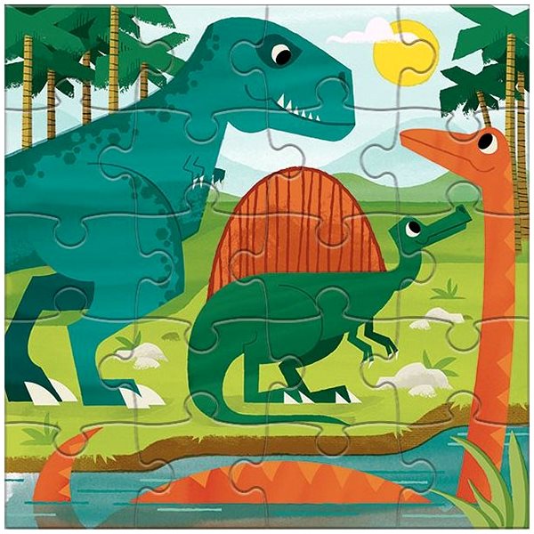 Puzzle Magnetické puzzle – Dinosaury ...