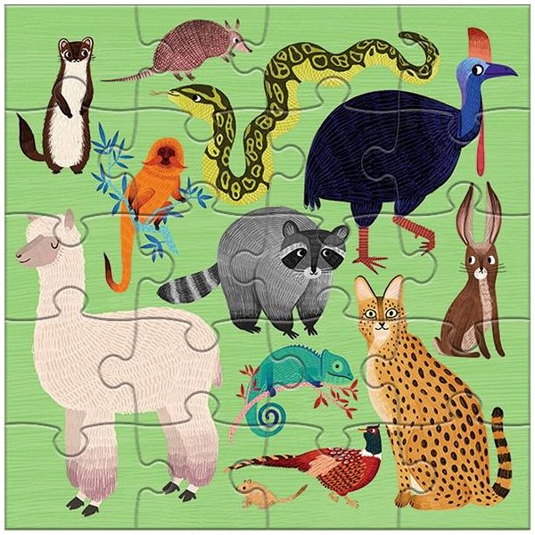 Puzzle Magnetické puzzle – Zvieratá ...