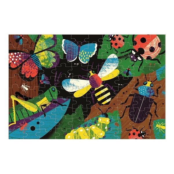 Puzzle Világító puzzle - Csodálatos rovarok (100 db) ...