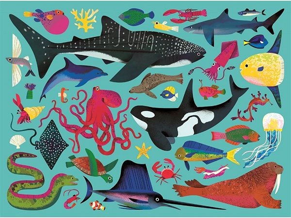 Puzzle Puzzle, Morské zvieratá (500 ks) ...