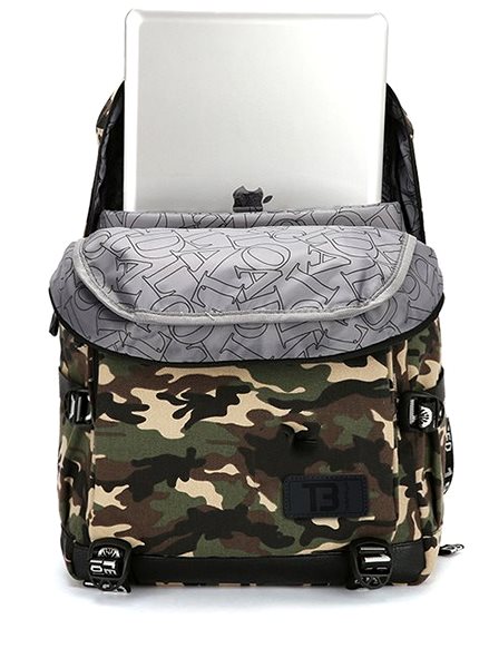 School Backpack TopBags - Army Green Features/technology