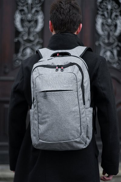 School Backpack Tigernu 3090 Gray Lifestyle