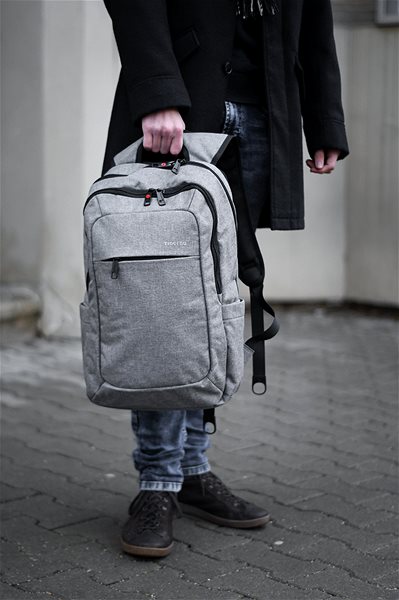 School Backpack Tigernu 3090 Gray Lifestyle