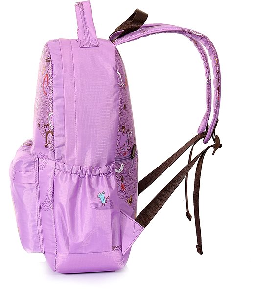 School Backpack TopBags ViVi-Ele - Magenta Lateral view