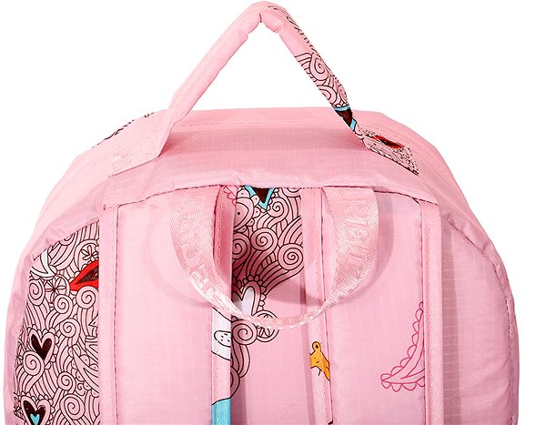 School Backpack TopBags ViVi-Ele - Magenta Features/technology