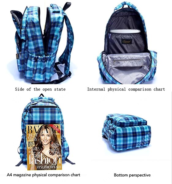 School Backpack Top Bags ViVi-Square - Pink Features/technology