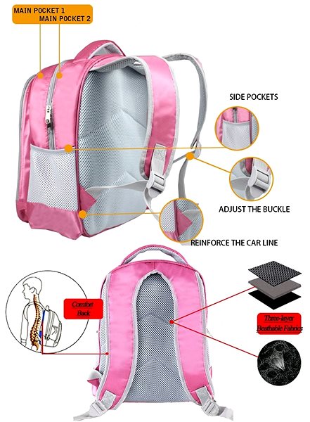 School Backpack TopBags Boys' Children's Backpack Coolast Race Features/technology