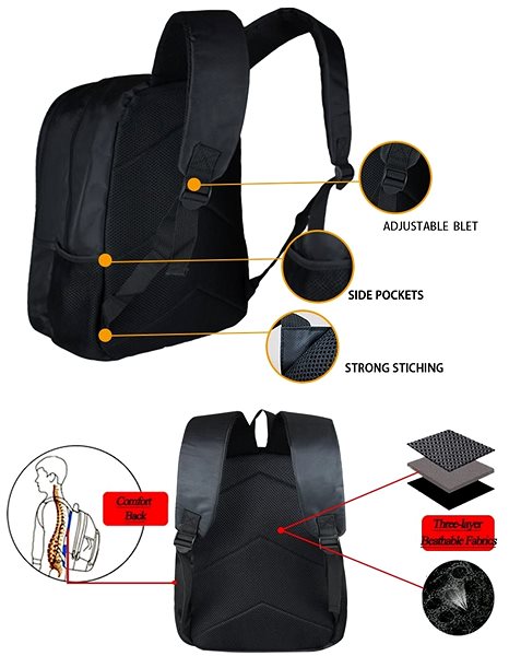 School Backpack TopBags Unisex Children's Backpack Coolast Fullmoon Features/technology