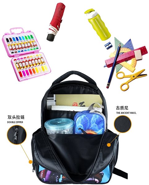 School Backpack TopBags Unisex Children's Backpack Coolast Fullmoon Features/technology