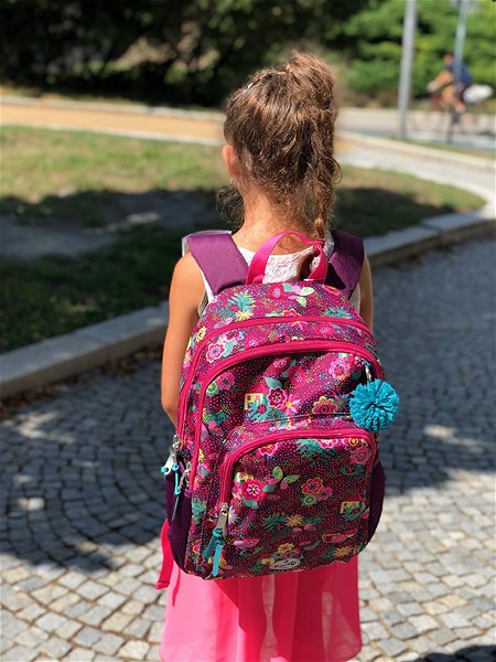 School Backpack Busquets Girl's School Backpack Garden Back page