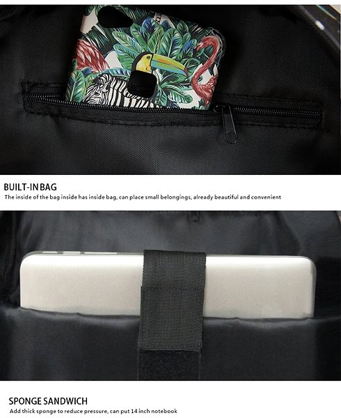 School Backpack TopBags Unisex School Backpack Coolest Smile Features/technology