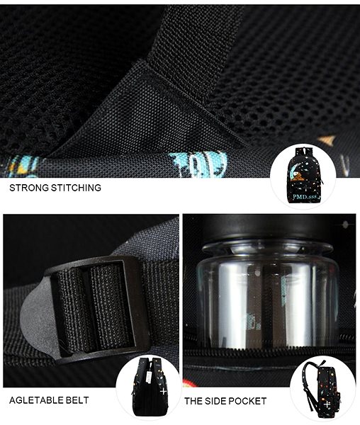 School Backpack TopBags Unisex School Backpack Coolest Smile Features/technology