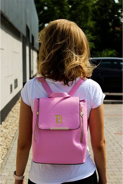 School Backpack TopBags Backpack Ely Pink Lifestyle