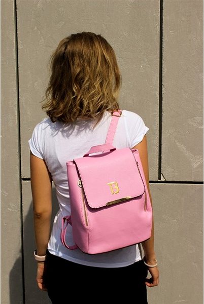 School Backpack TopBags Backpack Ely Pink Lifestyle