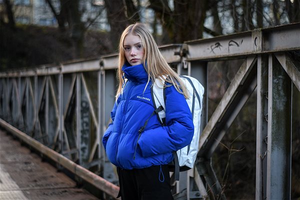 School Backpack TopBags Discoverer White Backpack Lifestyle