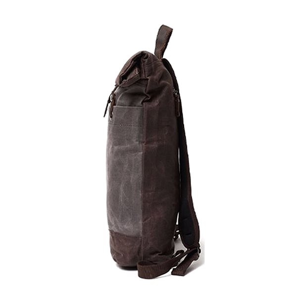School Backpack TopBags Sierra Brown Backpack Lateral view