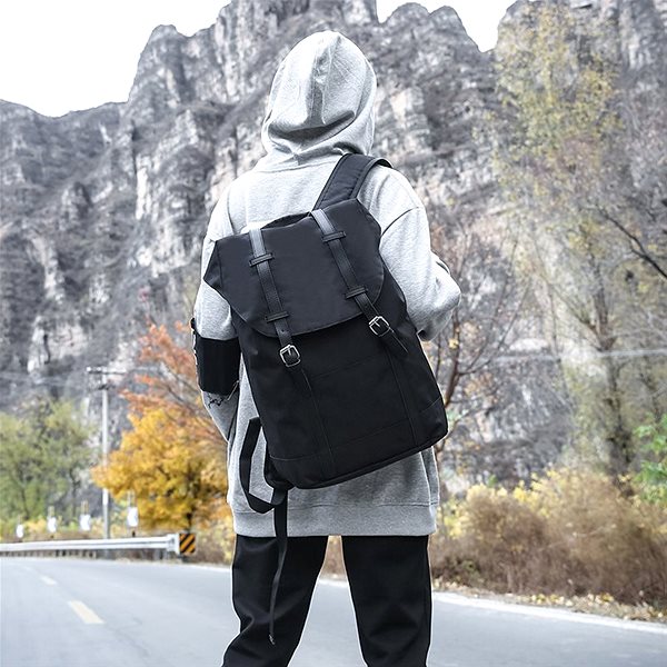 School Backpack TopBags Backpack Yves Black Lifestyle