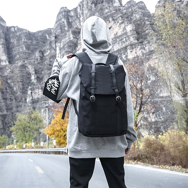 School Backpack TopBags Backpack Yves Black Lifestyle