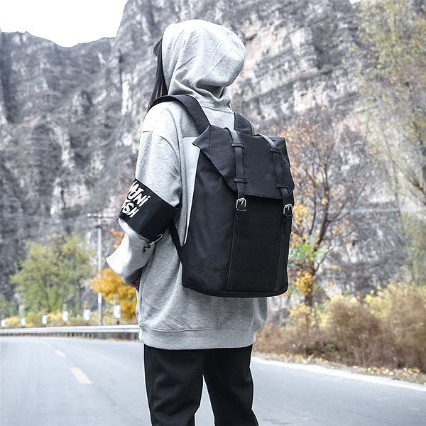 School Backpack TopBags Backpack Yves Black Lifestyle