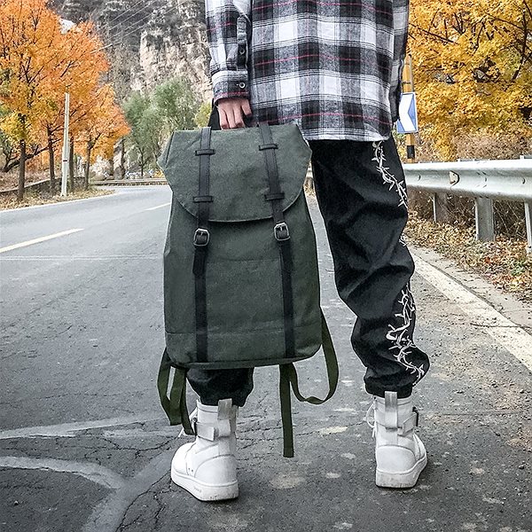 School Backpack TopBags Backpack Yves Khaki Lifestyle