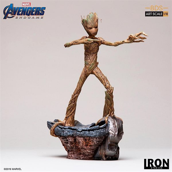 Figure Groot BDS 1/10 - Avengers: Endgame Lateral view